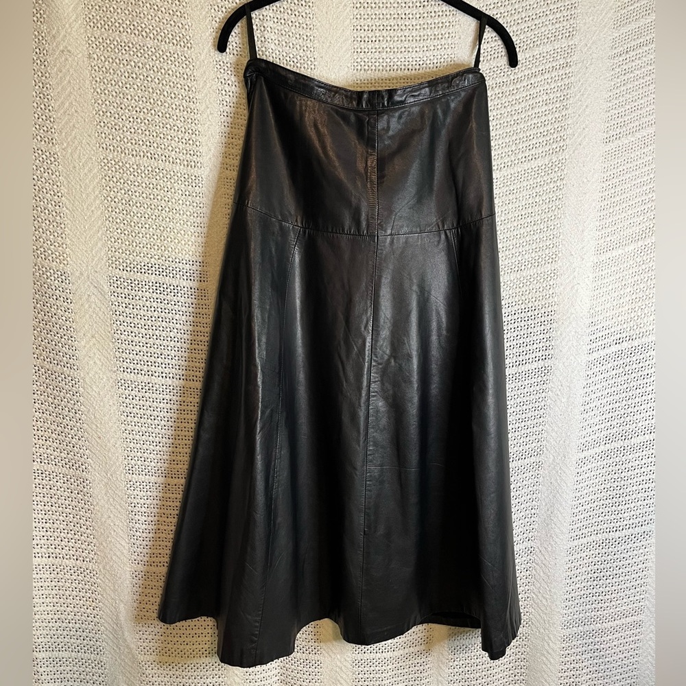 Vintage Leather Skirt